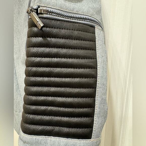 STELLA & JAMIE MULTI WAY LONG SLEEVE OR SHORT SLEEVE MOTO JACKET SIZE SMALL - Picture 10 of 11